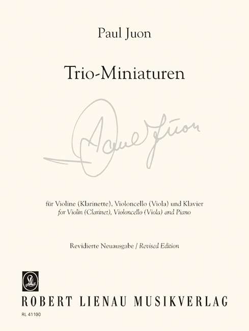 Trio Miniatures, Op.18 & 24