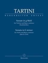 Sonata for Violin and Basso continuo G minor Devil's Trill (Urtext edition)