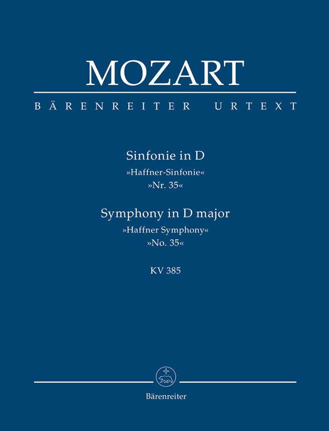 Symphony No.35 D Major K.385: Haffner Symphony (Study score)