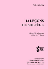 12 leçons de solfège à 2 clés mélangées (chant élève)