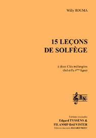 15 leçons de solfège à 2 clés mélangées (chant élève)