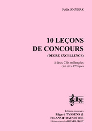 10 leçons de solfège à 2 clés (accompagnement)