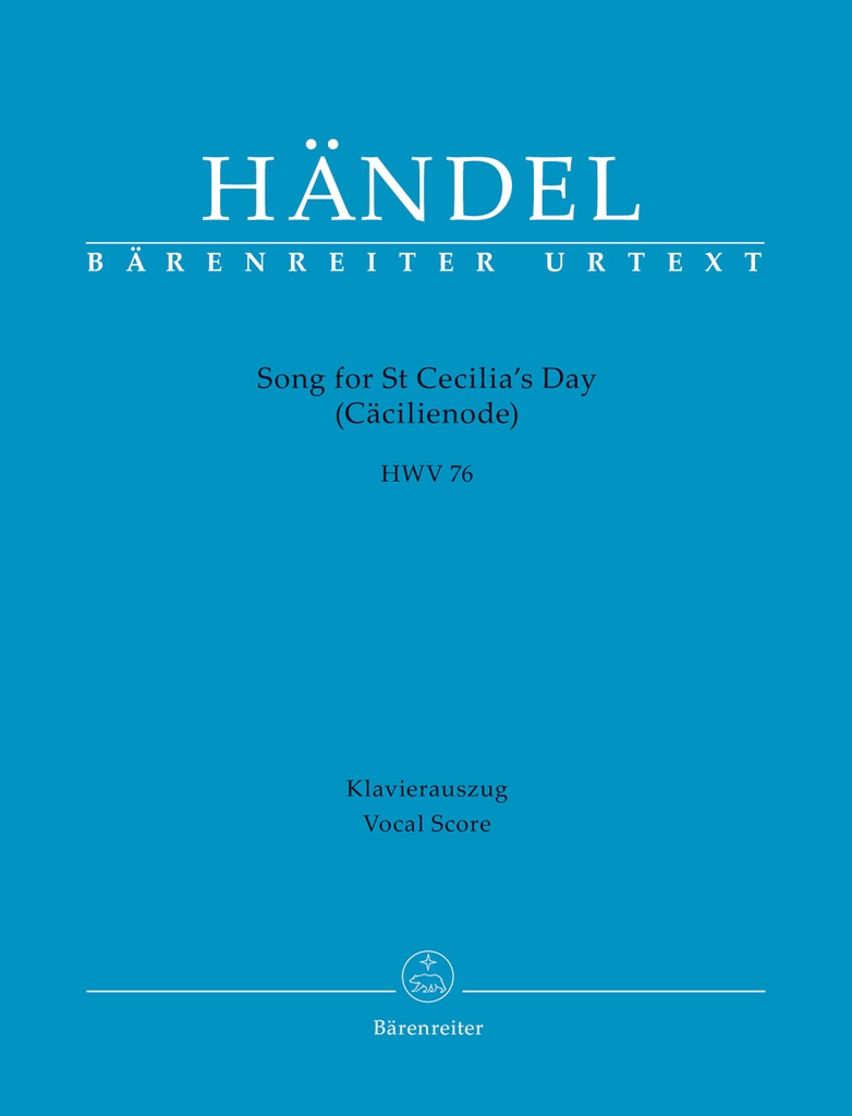 Song for St Cecilia´s Day, HWV.76 (Vocal score)