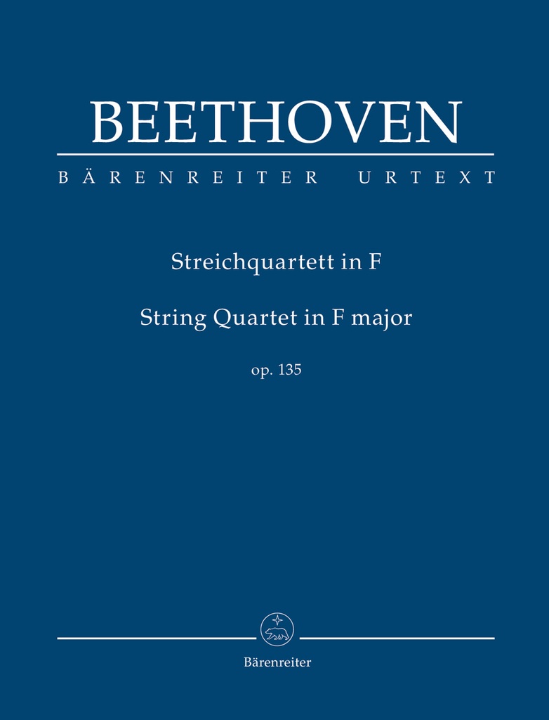 String Quartet in F Major, Op.135 (Study score)