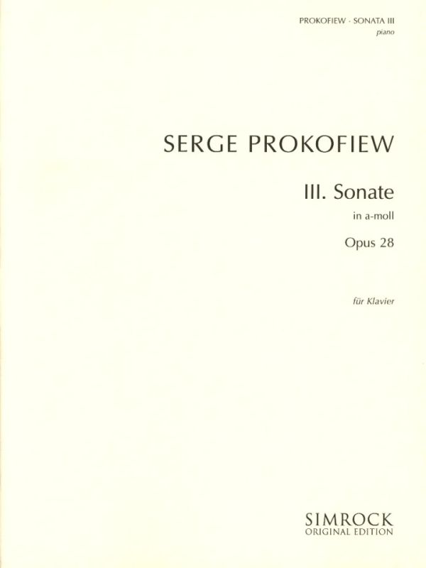 Sonate No.3, Op.28