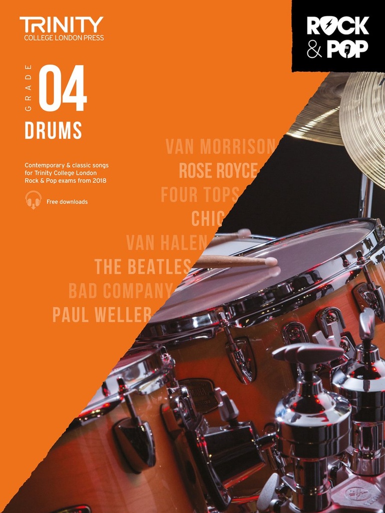 Rock & Pop 2018 Drums - Grade 4