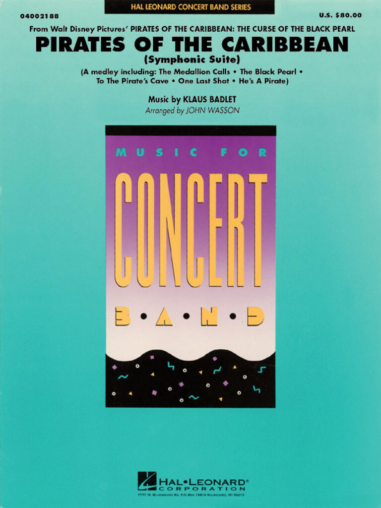 Pirates of The Carribean - Symphonic Suite (Score & parts)