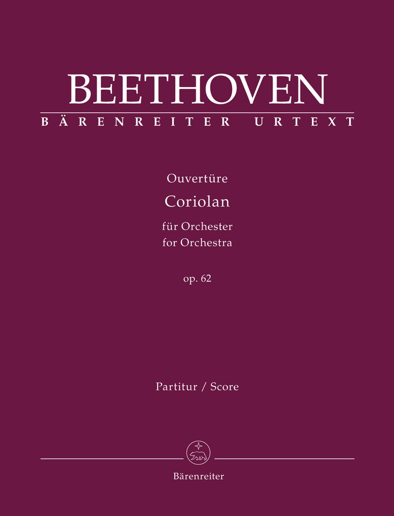 Coriolan Overture, Op.62 (Full score)