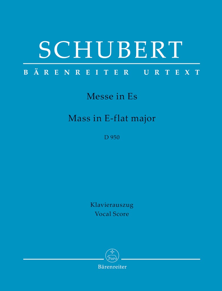 Mass in E-flat major, D.950 (Vocal score)