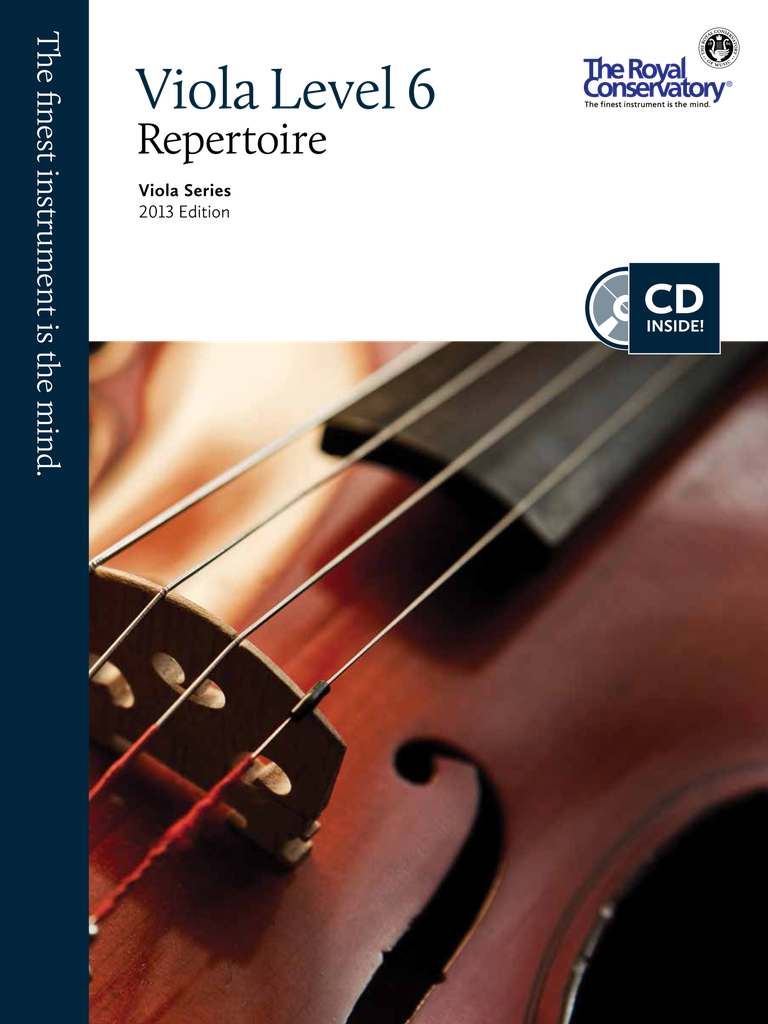 Viola Repertoire - Level 6 (2013 Edition)