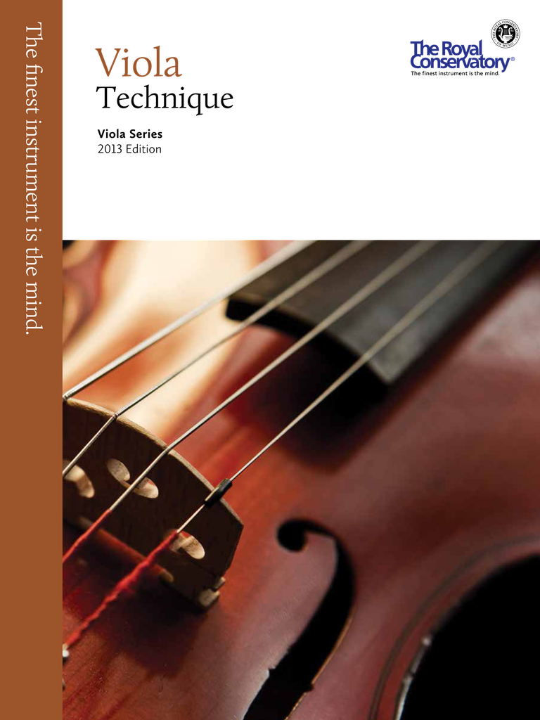 Viola Technique (2013 Edition)