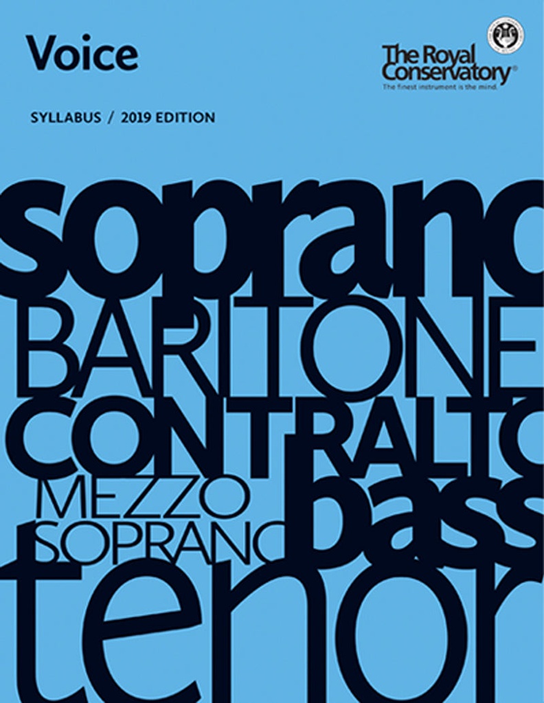 Voice Syllabus, 2019 Edition