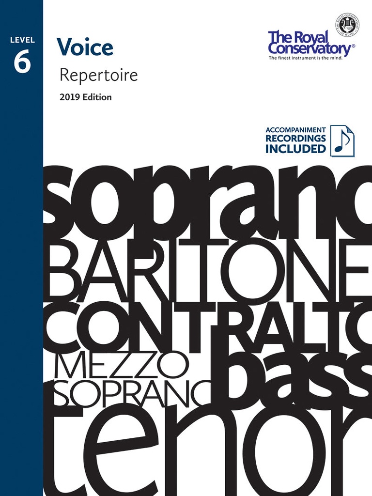 Voice Repertoire - Level 6 (2019 Edition)