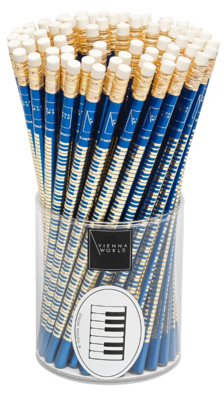 Potlood Blauw (Keyboard goud)