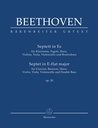 Septet for Clarinet, Bassoon, Horn, Violin, Viola, Violoncello and Double Bass in E-flat major, Op.20 (Study score)