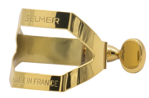 Ligatuur Selmer Gold Lacquered voor Altsaxofoon