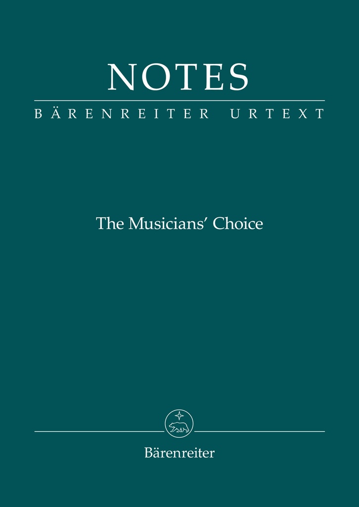 Notes - The Musician's Choice Notebook (Smetana green cover)