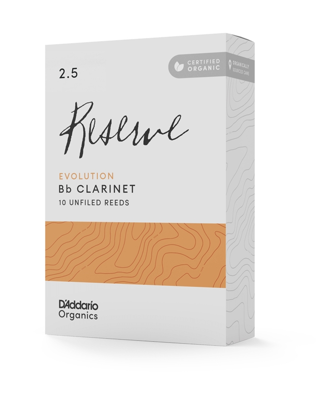 Rieten 2,5 Organic Reserve Evolution Bb Klarinet (10-Pack)
