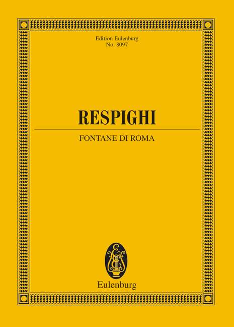 Fontane di Roma - Poema sinfonico (Study score)