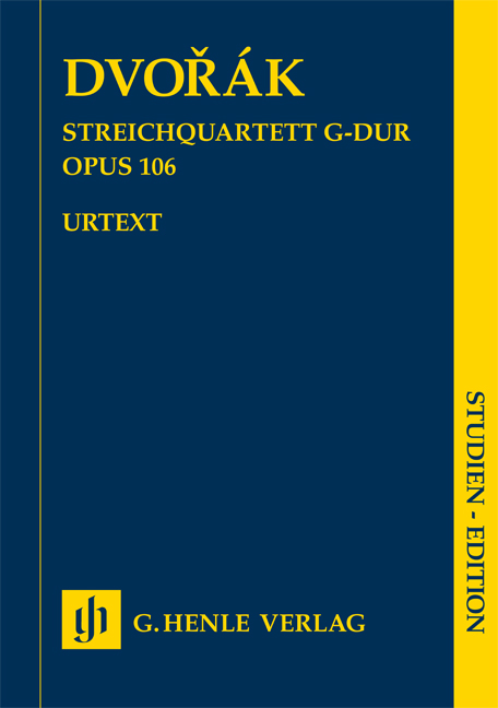 String Quartet in G major, Op.106 (Study score)