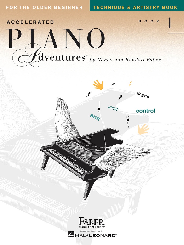 Accelerated Piano Adventures for the Older Beginner Technique & Artistry - Vol.1