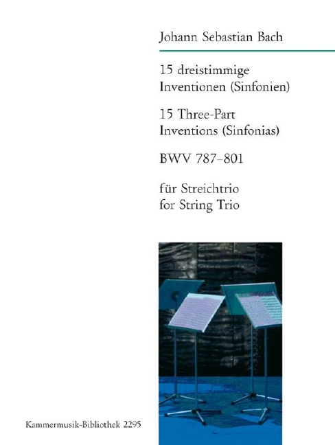 15 Three-part Inventions (Score and parts)
