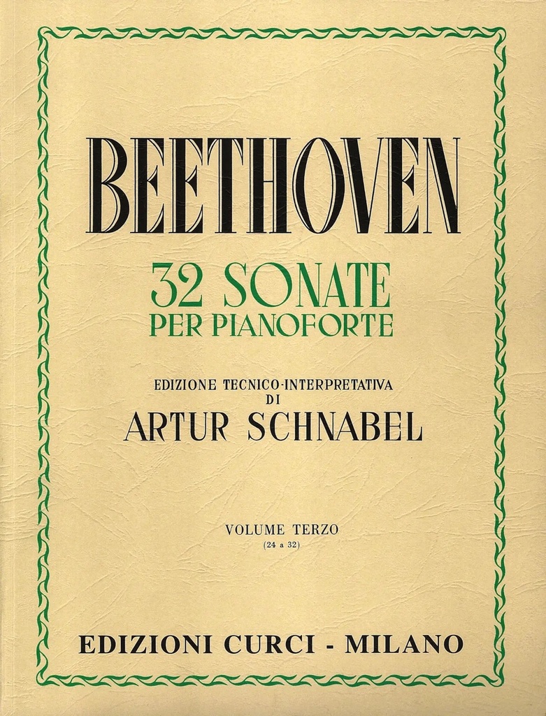 32 Sonate per Pianoforte - Vol.3 (24-32)