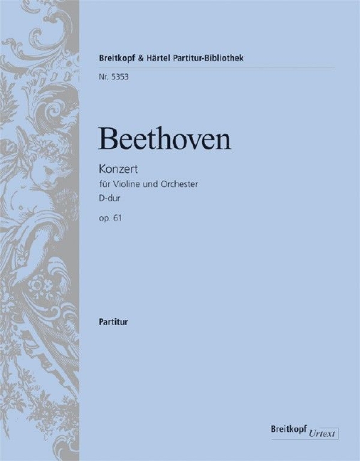 Violin Concerto in D major, Op.61 (Full score)
