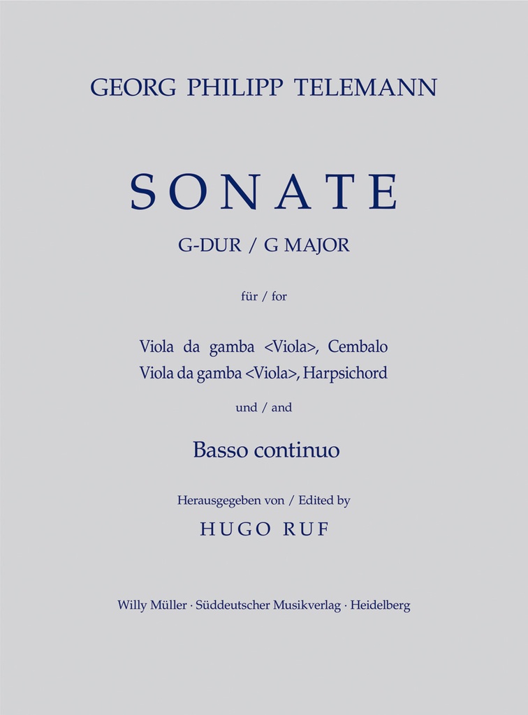 Sonata G Major, TWV.42:G6