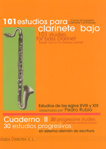 Studies for Bass Clarinet - Vol.2 (30 Progressive studies)