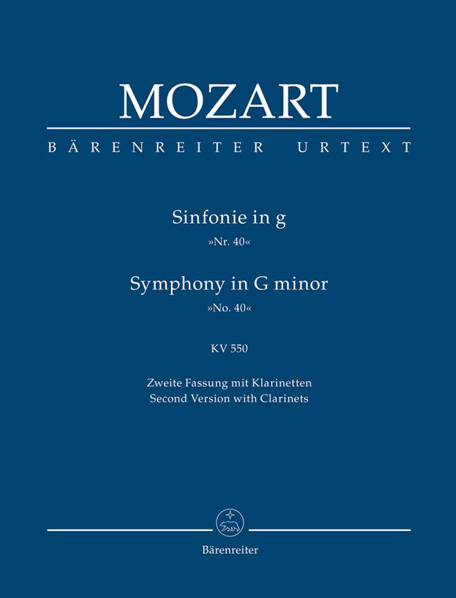 Symphony No.40 G minor, KV.550 (Study score, Urtext edition)