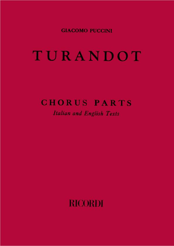 Turandot (Chorus parts - vocal score)
