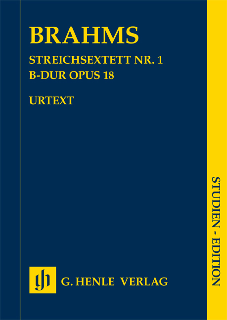String Sextet No.1 B flat major, Op.18 (Study score)
