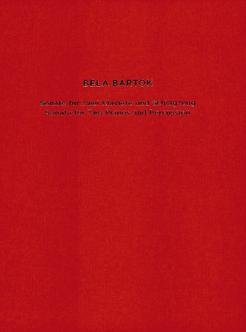 Sonata for Two Pianos and Percussion (Score)