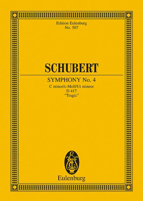 Symphony Nr.4, C minor, D.417 - Tragic (Study score)