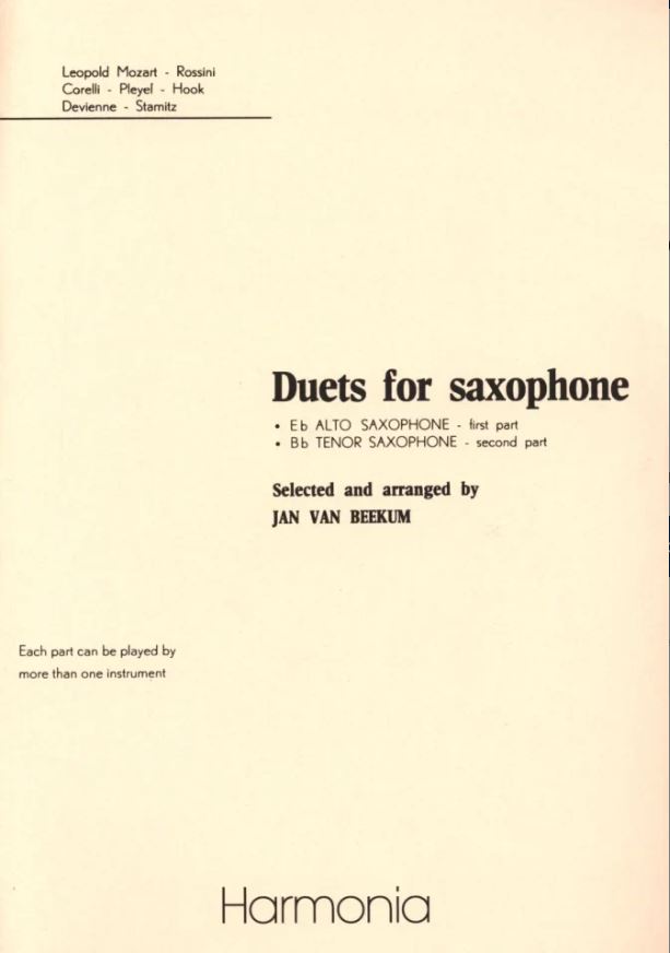 Duets for Saxophone