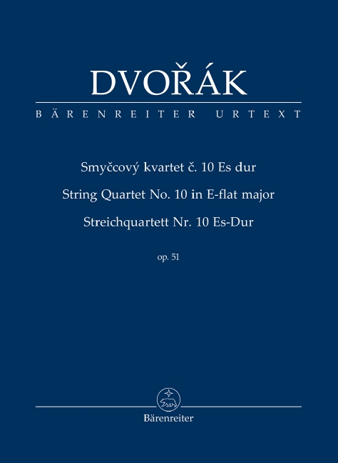 String Quartet no. 10 in E-flat major, Op. 51 (Study score)