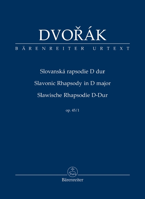 Slavonic Rhapsody in D major, Op. 45/1 (Study score)