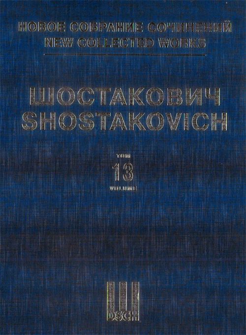Symphony No.13, Op.113 (New collected works - Full score, hardcover)