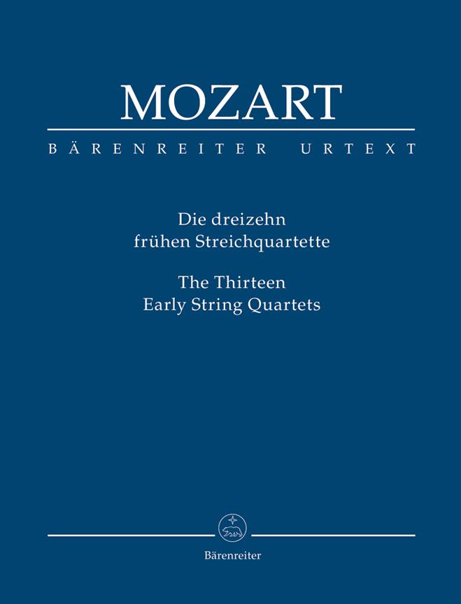 13 Early String Quartets (Study score)