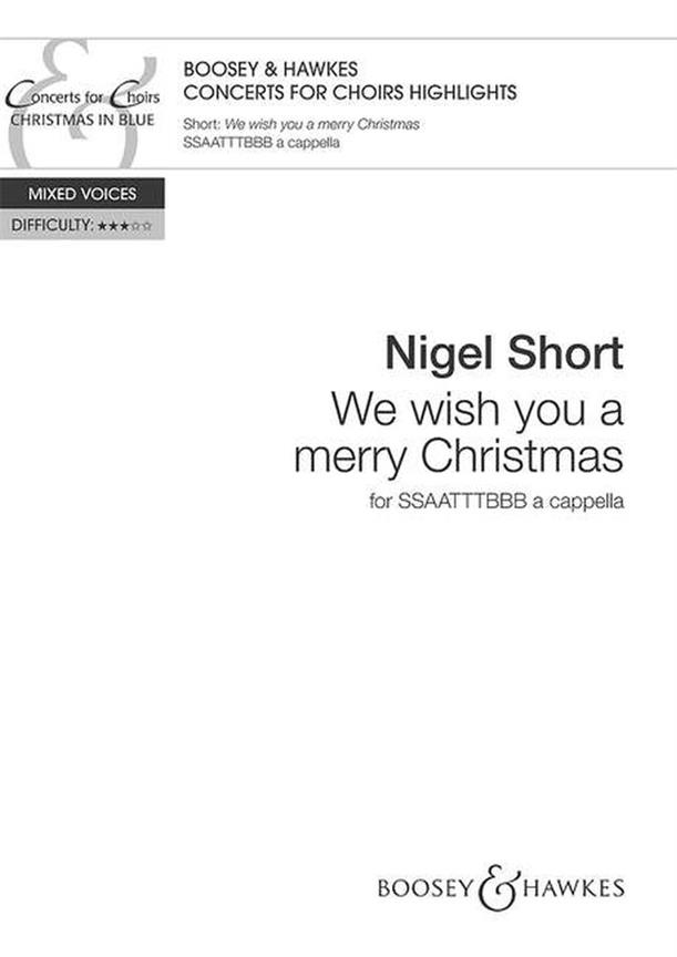 We Wish you a Merry Christmas (Choral score)