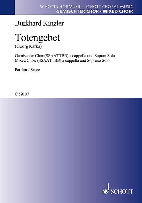 Totengebet (Choral score)