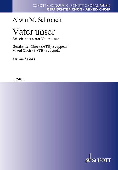Vater unser (Choral score)