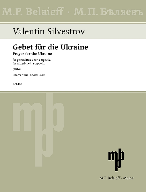 Prayer for the Ukraine (Choral score)