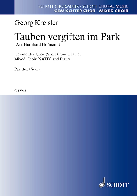 Tauben vergiften im Park (Choral score)