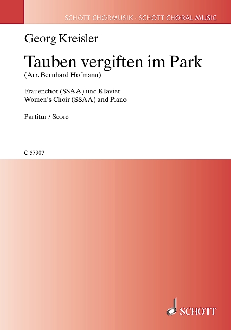 Tauben vergiften im Park (Choral score)
