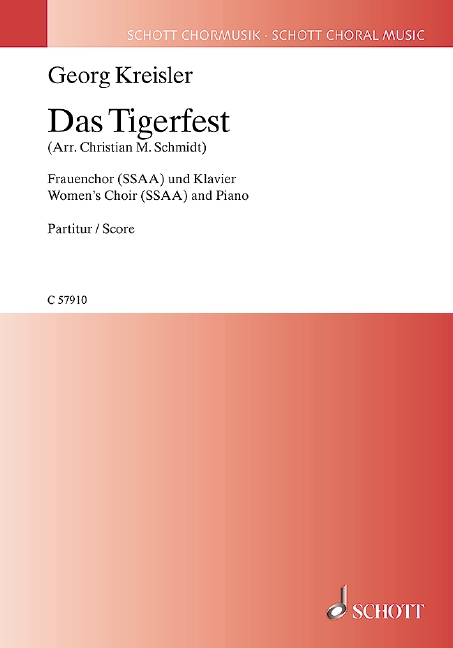 Das Tigerfest (Choral score)