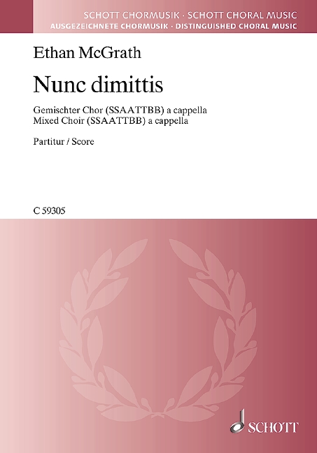 Nunc dimittis (Choral score)