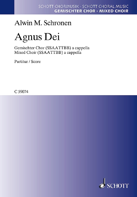Agnus Dei (Choral score)