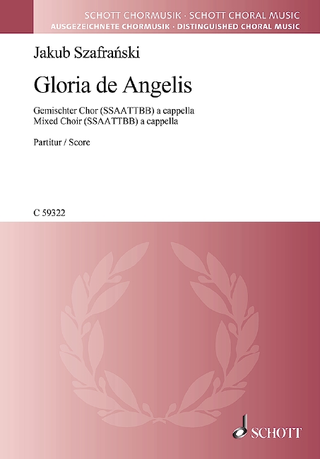 Gloria de Angelis (Choral score)